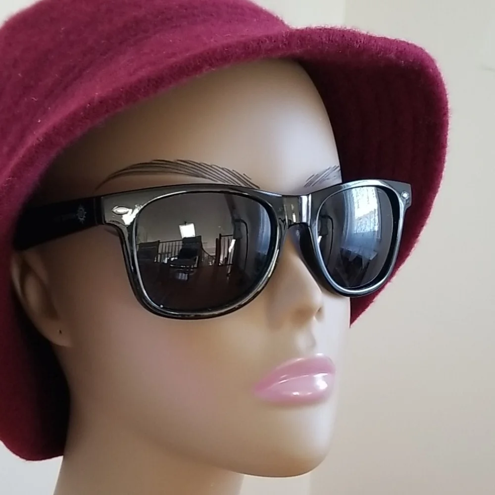 MSC Unisex Chunky Black Sunglasses